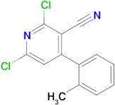 2,6-Dichloro-4-(o-tolyl)nicotinonitrile