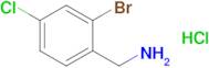 (2-Bromo-4-chlorophenyl)methanamine hydrochloride