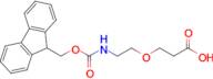 3-(2-((((9H-Fluoren-9-yl)methoxy)carbonyl)amino)ethoxy)propanoic acid