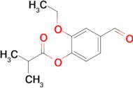 2-Ethoxy-4-formylphenyl isobutyrate