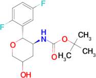 Tert-Butyl ((2R,3S)-2-(2,5-difluorophenyl)-5-hydroxytetrahydro-2H-pyran-3-yl)carbamate