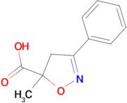 5-Methyl-3-phenyl-4,5-dihydro-isoxazole-5-carboxylic acid