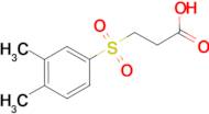 3-(3,4-Dimethyl-benzenesulfonyl)-propionic acid