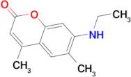 7-Ethylamino-4,6-dimethyl-chromen-2-one