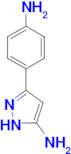 5-(4-Amino-phenyl)-2H-pyrazol-3-ylamine