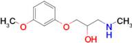 1-(3-Methoxy-phenoxy)-3-methylamino-propan-2-ol