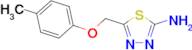 5-p-Tolyloxymethyl-[1,3,4]thiadiazol-2-ylamine