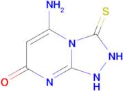 5-Amino-3-mercapto-[1,2,4]triazolo[4,3-a]pyrimidin-7-ol