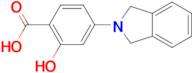 4-(1,3-Dihydro-isoindol-2-yl)-2-hydroxy-benzoic acid