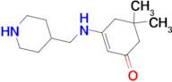 5,5-Dimethyl-3-[(piperidin-4-ylmethyl)-amino]-cyclohex-2-enone