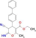 6-Amino-4-biphenyl-4-yl-5-cyano-2-methyl-4H-pyran-3-carboxylic acid ethyl ester