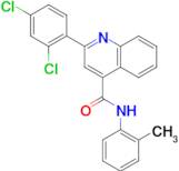 2-(2,4-Dichloro-phenyl)-quinoline-4-carboxylic acid o-tolylamide