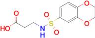3-(2,3-Dihydro-benzo[1,4]dioxine-6-sulfonylamino)-propionic acid