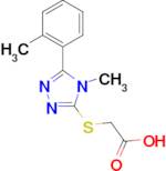 (4-Methyl-5-o-tolyl-4H-[1,2,4]triazol-3-ylsulfanyl)-acetic acid