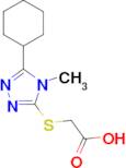 (5-Cyclohexyl-4-methyl-4H-[1,2,4]triazol-3-ylsulfanyl)-acetic acid