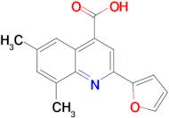 2-Furan-2-yl-6,8-dimethyl-quinoline-4-carboxylic acid