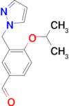 4-Isopropoxy-3-pyrazol-1-ylmethyl-benzaldehyde