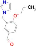 3-Imidazol-1-ylmethyl-4-propoxy-benzaldehyde