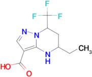 5-Ethyl-7-trifluoromethyl-4,5,6,7-tetrahydro-pyrazolo[1,5-a]pyrimidine-3-carboxylic acid