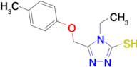 4-Ethyl-5-p-tolyloxymethyl-4H-[1,2,4]triazole-3-thiol