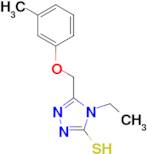 4-Ethyl-5-m-tolyloxymethyl-4H-[1,2,4]triazole-3-thiol