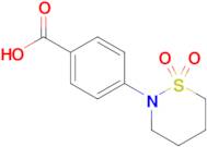 4-(1,1-Dioxo-1λ*6*-[1,2]thiazinan-2-yl)-benzoic acid