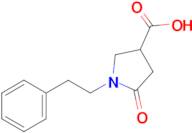 5-Oxo-1-phenethyl-pyrrolidine-3-carboxylic acid