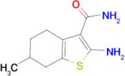 2-Amino-6-methyl-4,5,6,7-tetrahydro-benzo[b]thiophene-3-carboxylic acid amide