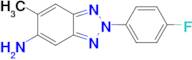 2-(4-Fluoro-phenyl)-6-methyl-2H-benzotriazol-5-ylamine