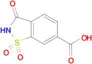 1,1,3-Trioxo-2,3-dihydro-1,2-benzothiazole-6-carboxylic acid