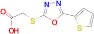 (5-Thiophen-2-yl-[1,3,4]oxadiazol-2-ylsulfanyl)-acetic acid
