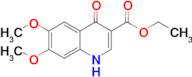 4-Hydroxy-6,7-dimethoxy-quinoline-3-carboxylic acid ethyl ester