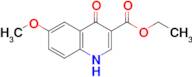 6-Methoxy-4-oxo-1,4-dihydro-quinoline-3-carboxylic acid ethyl ester