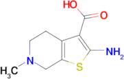 2-Amino-6-methyl-4,5,6,7-tetrahydro-thieno[2,3-c]pyridine-3-carboxylic acid