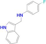 (4-Fluoro-phenyl)-(1H-indol-3-ylmethyl)-amine