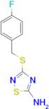 3-(4-Fluoro-benzylsulfanyl)-[1,2,4]thiadiazol-5-ylamine