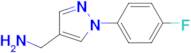 C-[1-(4-Fluoro-phenyl)-1H-pyrazol-4-yl]-methylamine