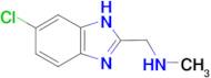 (5-Chloro-1H-benzoimidazol-2-ylmethyl)-methyl-amine