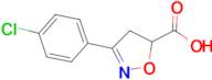 3-(4-Chloro-phenyl)-4,5-dihydro-isoxazole-5-carboxylic acid
