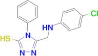 5-[(4-Chloro-phenylamino)-methyl]-4-phenyl-4H-[1,2,4]triazole-3-thiol