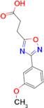 3-[3-(3-Methoxy-phenyl)-[1,2,4]oxadiazol-5-yl]-propionic acid