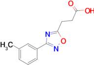 3-(3-m-Tolyl-[1,2,4]oxadiazol-5-yl)-propionic acid
