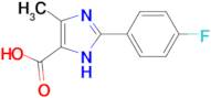 2-(4-Fluoro-phenyl)-5-methyl-1H-imidazole-4-carboxylic acid