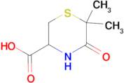 6,6-Dimethyl-5-oxo-thiomorpholine-3-carboxylic acid