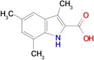 3,5,7-Trimethyl-1H-indole-2-carboxylic acid