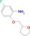 5-Fluoro-2-(tetrahydro-furan-2-ylmethoxy)-phenylamine