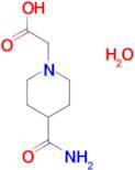 (4-Carbamoyl-piperidin-1-yl)-acetic acid Hydrate