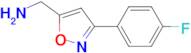C-[3-(4-Fluoro-phenyl)-isoxazol-5-yl]-methylamine