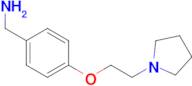 4-(2-Pyrrolidin-1-yl-ethoxy)-benzylamine