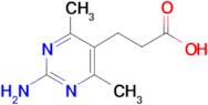 3-(2-Amino-4,6-dimethyl-pyrimidin-5-yl)-propionic acid